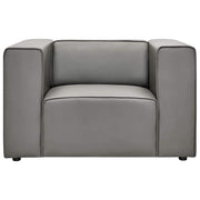 Modway Grey / Contemporary / Armchair Chairs