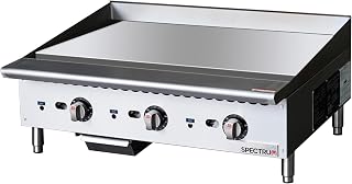 Winco 36" Griddle, Thermostatic, Natural Gas