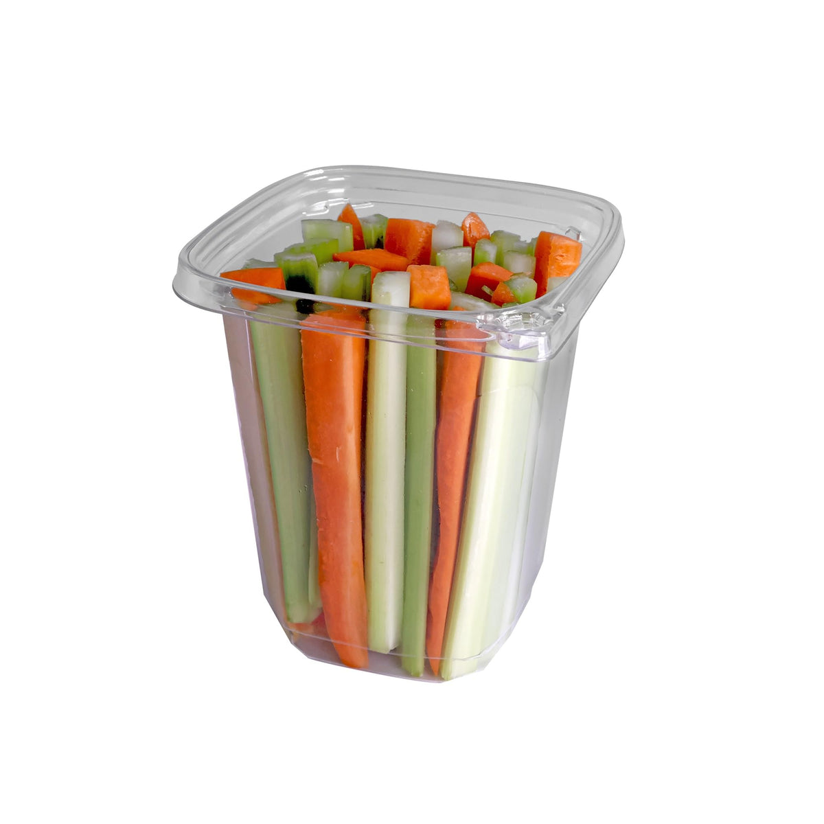 BUT-N-LOC 32 oz Tamper Evident Square Deli Container - Lids Sold Separately - for Accessories – Lego, Candy, Cookie, Dessert, Snack, Fruit, togo box (Case of 500)