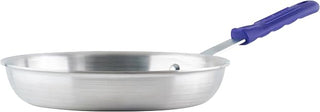 Winware 10 Inch Aluminum Fry Pan with Silicone Sleeve | Stay cool handle for secure grip, Hanging hole for easy storage, Great for Sauteing, Searing, Frying and Restaurant Kitchens