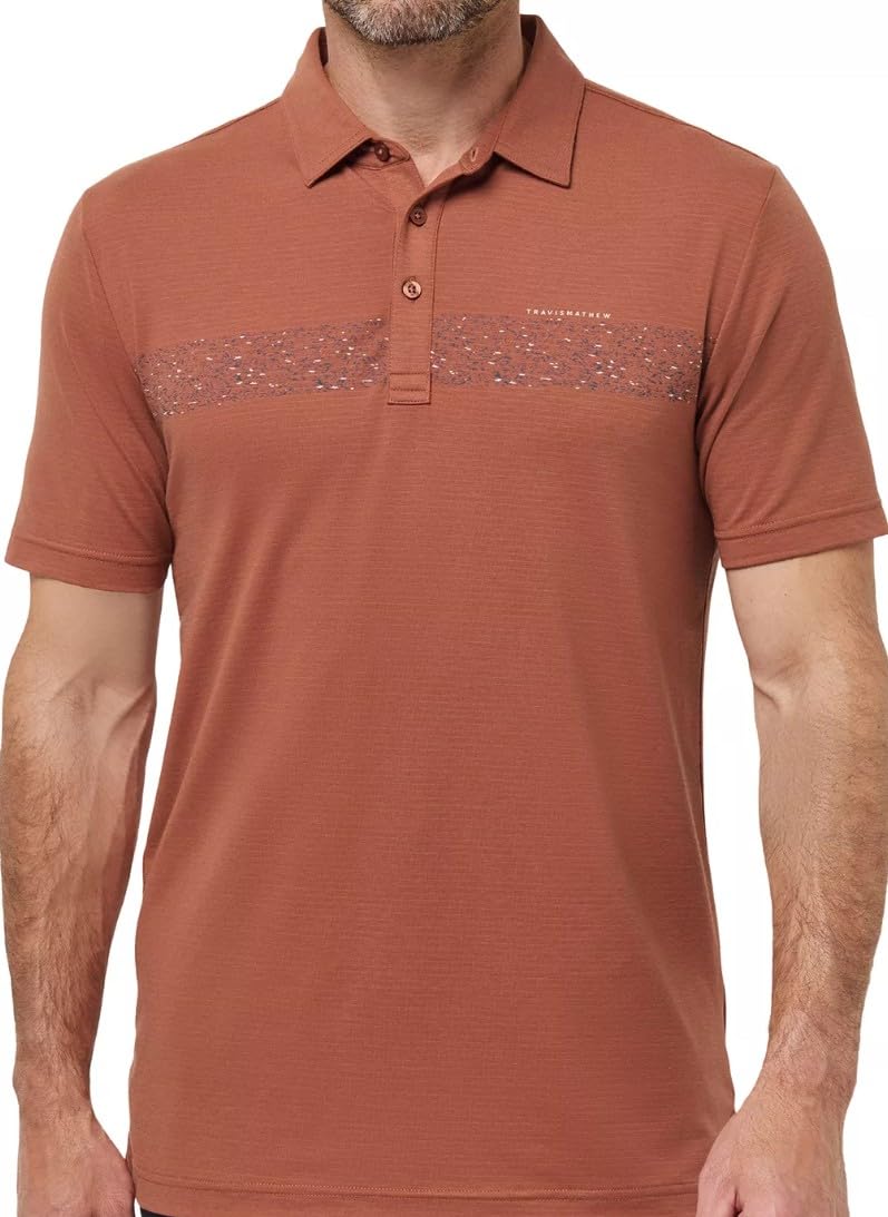 Mens The Heater Cs by TravisMathew – Cotton Blend, Maple, Model A42810