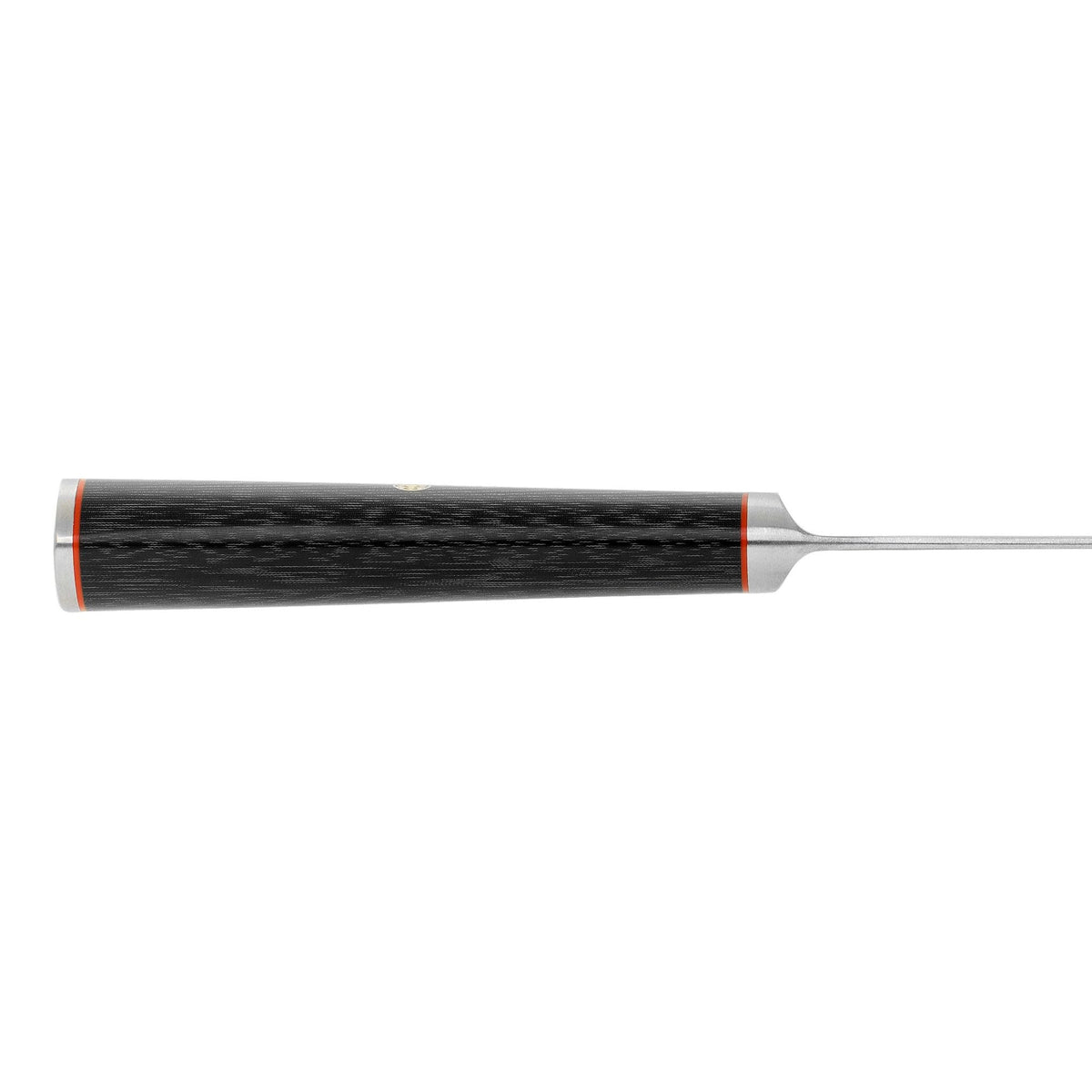 Kaizen 3.5-inch Straight Paring Knife by MIYABI – 3.5", Stainless Steel, Black with Red Accent, Model 34181-093