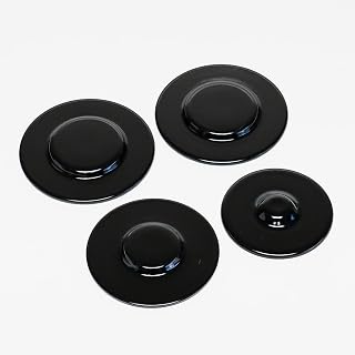 Robertshaw Gas Range Burner Cap Black 4 Pack Kit WPW10170555