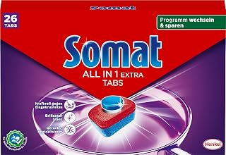 Somat 10 Multi Active All in 1 Dishwasher Tabs - 1lb (475G) - 25 Tabs