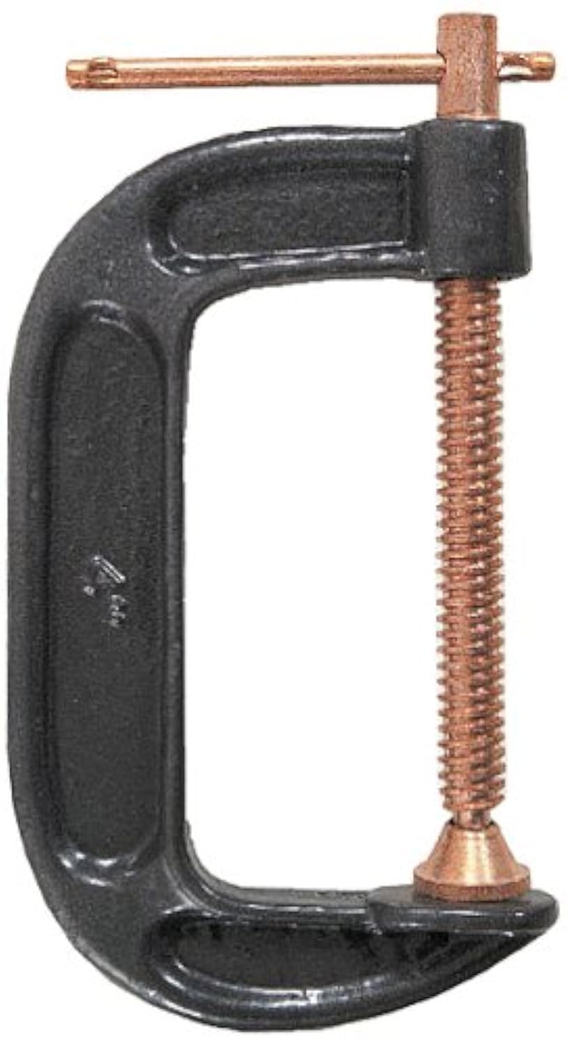 Copper Plated "C" Clamp by Hobart – 4-Inch, Copper, Model 770059