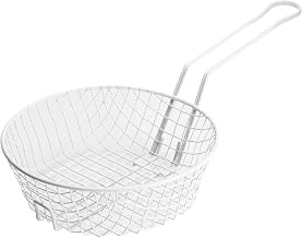 Winco 10" White Plastic Breading Basket - Coating