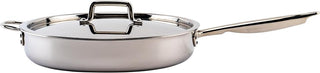 WINCO Tri-Ply Saute Pan, Silver
