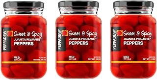 PEPPADEW Sweet Piquant Peppers, 14 Ounce (Pack of 3)