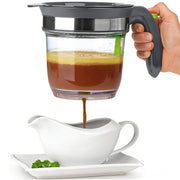 Ivyhome Fat Separator with Bottom Release, 4 Cups, Green