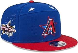 New Era Arizona Diamondbacks 9FIFTY 2025 All-Star Game Workout Snapback Cap, Adjustable Hat Blue Red