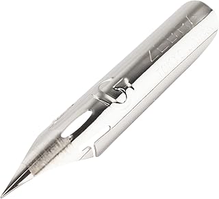 Zebra Technologies Zebra Comic G Model Chrome Pen Nib, 10 Nibs (1 Pack) (PG-6B-C-K)