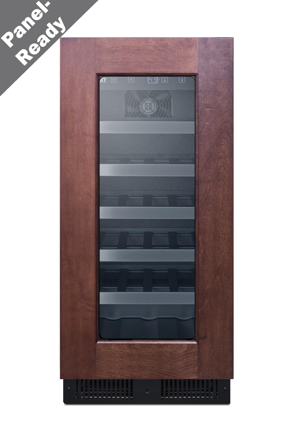 Summit 15 Inch Wide 23 Bottle Capacity Wine Cellar Built-In or Freestanding Use by Summit Appliance – 14.75x23.63x32.00, 2.3 cubic_feet, In Description, Wine, Model ALWC15PNR