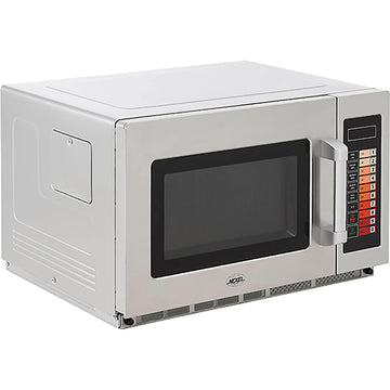 Nexel Commercial Microwave 1.2 Cu. Ft. 1200W Keypad Control - 1 Each by Global Industrial – Silver, Model 243325