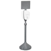 MSN01-1000, Sanitizer Dispenser Stand by PolyJohn – 58"L x 15"W x 58"H, Plastic, Pewter Gray, Model MSN1-1000GG