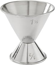American Metalcraft J212 Jigger (Each),Silver,½ oz. x 1 ½ oz.
