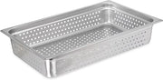 FoodService Products Durapan Full Size Stainless Steel Perforated Steam Pan for Catering by Carlisle – Full-Size, 400.0 ounces, Stainless Steel, Silver, Model 607004P