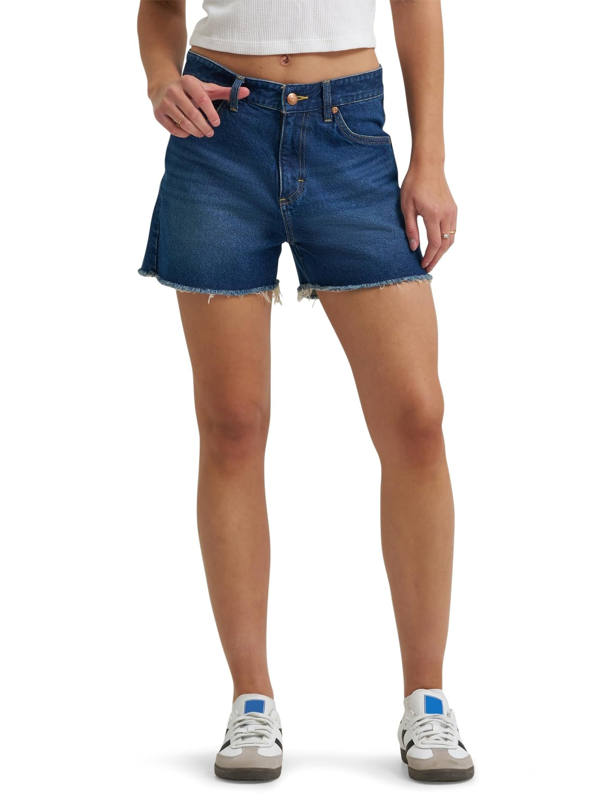 Women's 3" Cut Off Short by Lee – Cotton Blend, Into the Void, Model 112362147