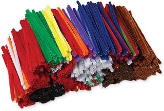 Creativity Street Jumbo Chenille Stems Classroom Pack, 1,000-Count, Assorted Colors (AC9115-01)