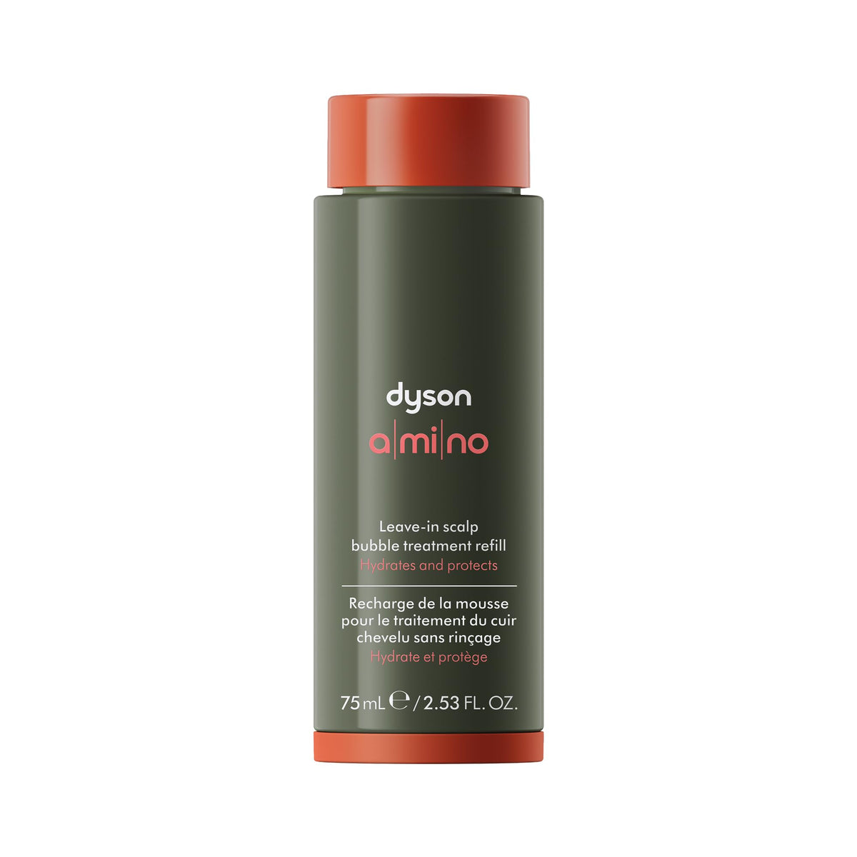 Amino™ leave-in scalp bubble treatment Refill by Dyson – 75 Fl Oz (Pack of 1), Clear