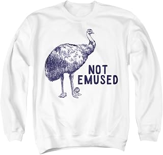 Popfunk Not Emused Emu Adult Crewneck Sweatshirt