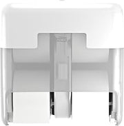Tork OptiServe 4-Roll Coreless Toilet Paper Dispenser White T7, Vertical Dispenser, Elevation Design, 558051
