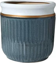 Large Garden Round Planters with Drainage Hole, Ceramic Tree Pots for Outdoor Indoor Plants, Decorative Patio Garden Planter Pot(28cm)