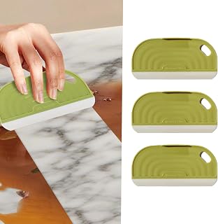 3 Pack Mini Silicone Squeegee for Sink, Shower, Mirror and Window | Quick Water Wiping: Flexible silicone edges clear splashes and light residue from sinks, mirrors, shower glass and counters.
