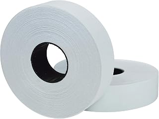 GARVEY Labels for the Monarch 1136 2-Line Labeler, White, 1750 Labels/Roll, 2 Rolls/Pack (098614)