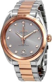 Omega Seamaster Aqua Terra Automatic Chronometer Diamond Grey Dial Watch 220.20.38.20.56.002