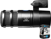Audio-Technica AT2040USB Hypercardioid Dynamic Podcast USB Microphone, Black Bundle with 2 YR CPS Enhanced Protection Pack