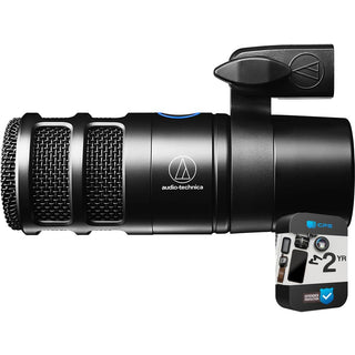 AT2040USB Hypercardioid Dynamic Podcast USB Microphone by Audio-Technica – 14.53 cm, Metal, Black, Model E99AT2040USB