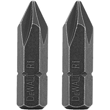 #1 Phillips Bit Tip (2-Pack) by DEWALT – One Size, Alloy Steel, Pack of 2, Model DW2001
