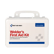 16 Unit Welder First Aid Kit by First Aid Only – 2.375 L X 6 H X 9.06 W, Plastic, White, Model 253-U/FAO