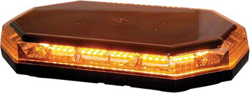 Buyers Products 8891060, 15 In Amber LED Mini Light Bar - 56 LEDs, 10 Flash Patterns, Magnetic or Permanent Mount, Emergency Strobe Lights for Trucks, Snow Plows, Utility & Work Vehicles