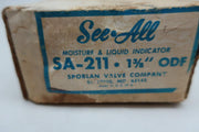 SA-211 See-All Moisture & Liquid Indicator 1-3/8IN D by SPORLAN – Commercial Grade
