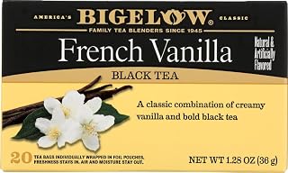 Bigelow Tea Bigelow French Vanilla Tea 1.28 OZ(Pack of 12) 12