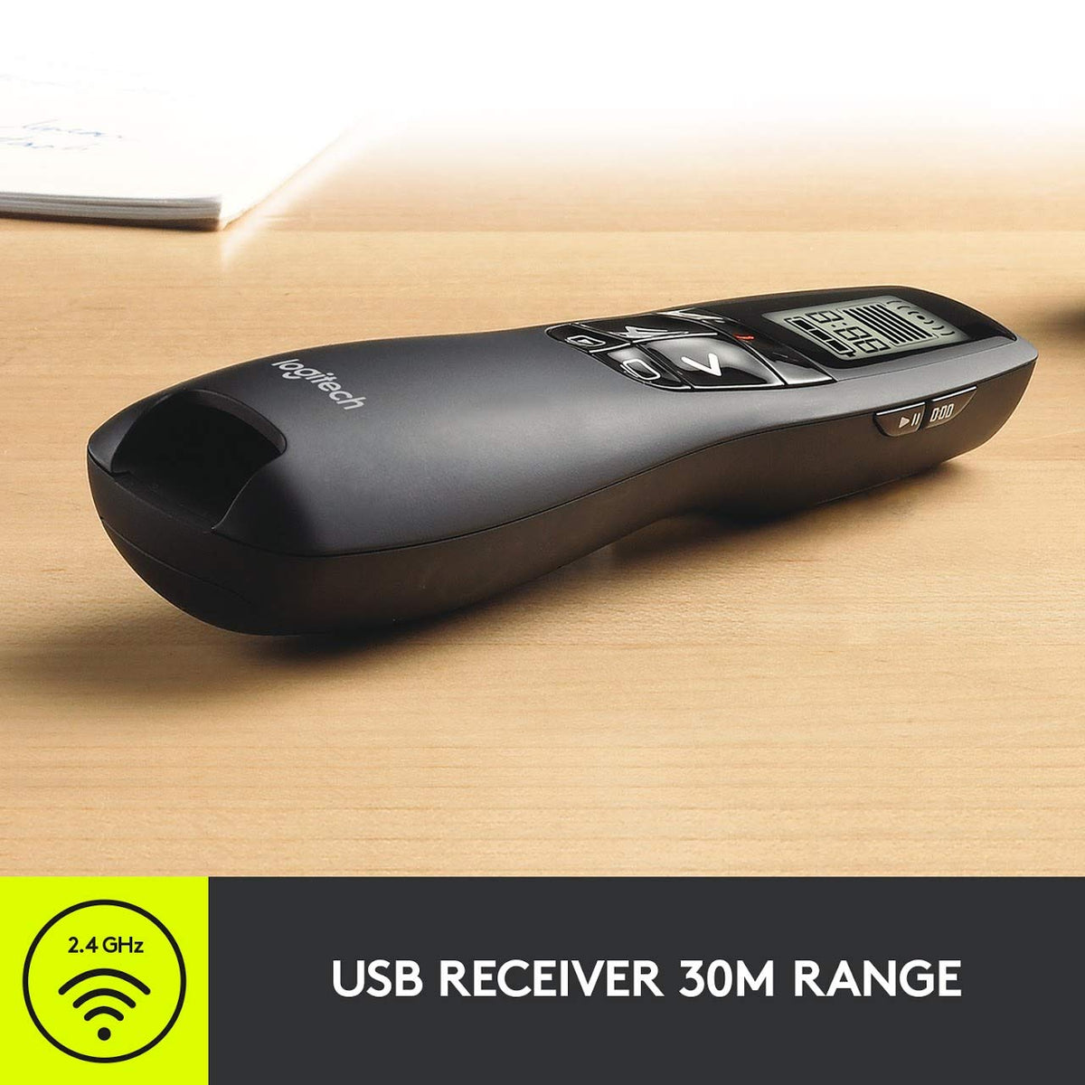 Logitech Green Laser / 5 buttons / Clicker Presentation Pointers