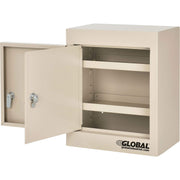 Global Industrial Beige / 8"L x 12"W x 15"H / Industrial Medicine Cabinets