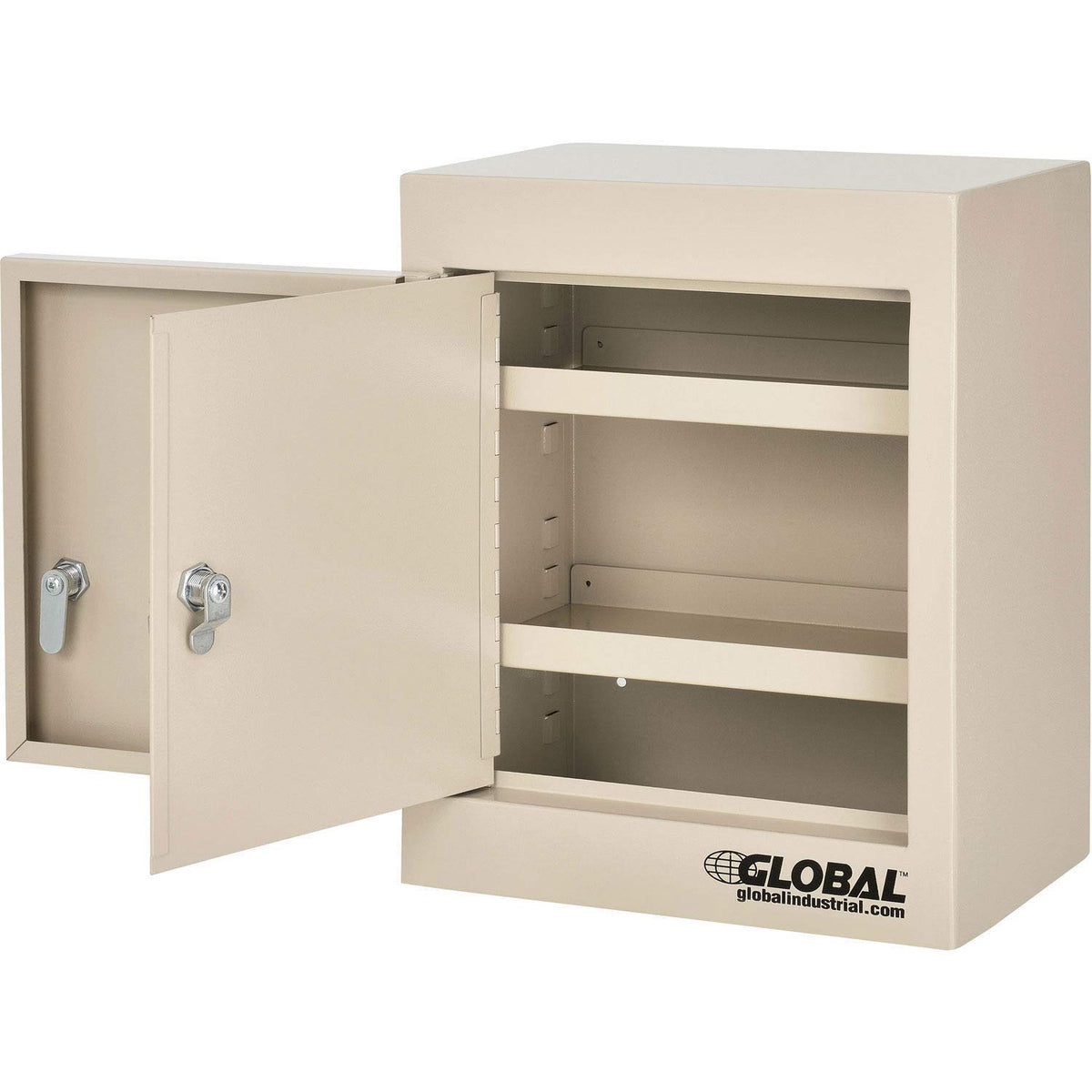 Global Industrial Beige / 8"L x 12"W x 15"H / Industrial Medicine Cabinets