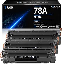 78A CE278A Toner Replacement for P1606dn Printer(3PK) (3BLACK) | High-yield 78A toner compatible with HP LaserJet P1606dn M1536dnf P1566 P1560 print sharp black text up to 2,100 pages.