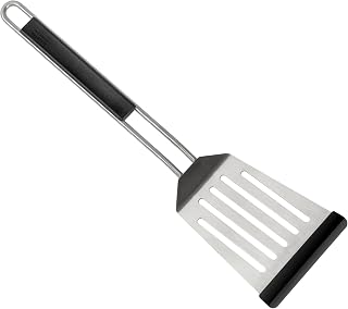 Kuhn Rikon Essential Softedge Thin Spatula – Stainless Steel Blade with Non-Stick Safe Silicone Edge for Precision Scraping & Spreading