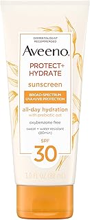 Aveeno Protect + Hydrate SPF 30 Sunscreen Lotion, 3.0 fl. oz