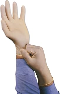 Ansell 69-318-M Conform XT Disposable Gloves, Powder Free, Natural Rubber Latex, 5 mil, Medium