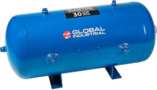Global Industrial Horizontal Air Receiver Surge Tank, 30 Gallon Capacity