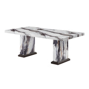 D8212DT Dining Table by Global Furniture USA – Engineered Wood, Black and White, Model AMZ-D8212DT