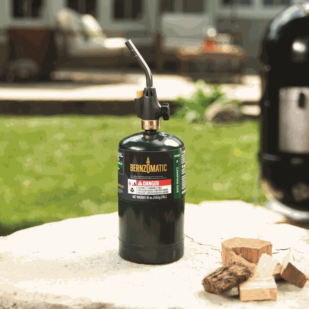 All Purpose Propane 4 Pack with Utility Torch WT by c – Alloy Steel, Green, Model 4 pack Bernz nrs + 2301 Torch