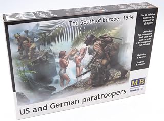 Masterbox 1:35 Scale US and German Paratroopers Figure