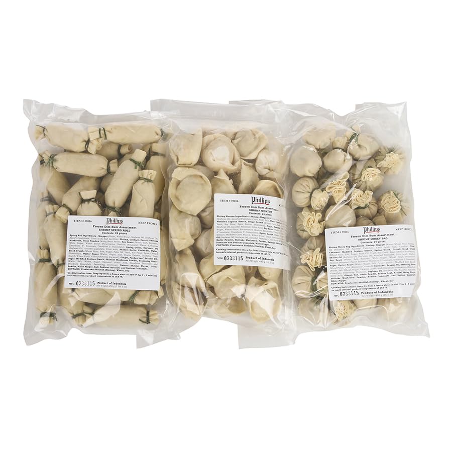 Phillips Frozen Asian Rhythm Assortment Fried Dim Sum -- 72 per case. by Phillips Foods – 72 Count, Pack of 72