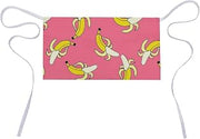 Daisy Flower Blue Waist Apron Short Waitress Server Apron Chef Half Apron