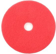 Global Industrial 641308RD 22 in. Buffing Pad - Red - 5 Per Case
